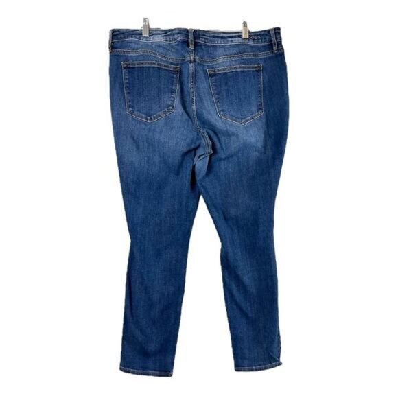 Vigoss Jeans Jagger Skinny Ankle Mid Rise Medium Wash Women’s Plus Size 18 - Picture 2 of 6